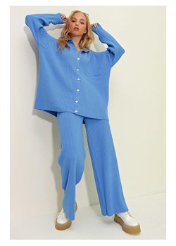 Trend Alacati 2-częściowy zestaw w kolorze błękitnym ze sklepu Limango Polska w kategorii Swetry damskie - zdjęcie 174636567