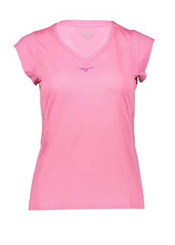 Mizuno Koszulka sportowa &quot;Aero&quot; w kolorze różowym ze sklepu Limango Polska w kategorii Bluzki damskie - zdjęcie 174637459