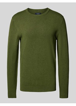 Sweter z imitacji dzianiny ze sklepu Peek&Cloppenburg  w kategorii Swetry męskie - zdjęcie 174638337