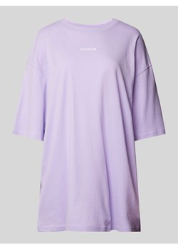 T-shirt o kroju oversized z wyhaftowanym logo ze sklepu Peek&Cloppenburg  w kategorii Bluzki damskie - zdjęcie 174643516