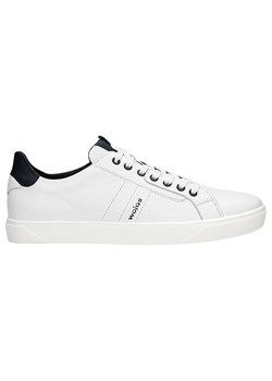 Wojas Skórzane sneakersy w kolorze białym ze sklepu Limango Polska w kategorii Buty sportowe męskie - zdjęcie 174644326