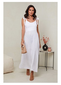 Le Monde du Lin Lniana sukienka w kolorze białym ze sklepu Limango Polska w kategorii Sukienki - zdjęcie 174644375