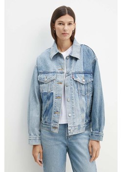 Levi&apos;s kurtka jeansowa damska kolor niebieski przejściowa A8755 ze sklepu ANSWEAR.com w kategorii Kurtki damskie - zdjęcie 174646838