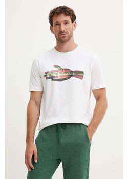 PS Paul Smith t-shirt bawełniany męski kolor beżowy z nadrukiem M2R.011R.NP4804 ze sklepu ANSWEAR.com w kategorii T-shirty męskie - zdjęcie 174647676