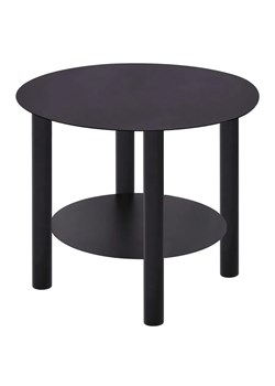 Czarny metalowy stolik kawowy w stylu loft E2-C98 ze sklepu Edinos.pl w kategorii Stoliki kawowe - zdjęcie 174648259
