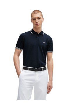 Hugo Boss Koszulka polo w kolorze granatowym ze sklepu Limango Polska w kategorii T-shirty męskie - zdjęcie 174649205