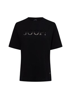 JOOP! T-shirt damski Kobiety Bawełna czarny jednolity ze sklepu vangraaf w kategorii Bluzki damskie - zdjęcie 174654546