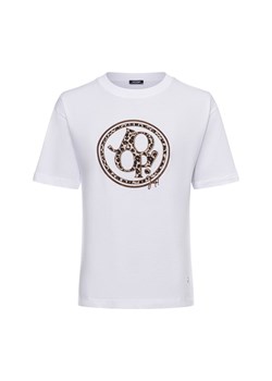 JOOP! T-shirt damski Kobiety Bawełna biały nadruk ze sklepu vangraaf w kategorii Bluzki damskie - zdjęcie 174654806