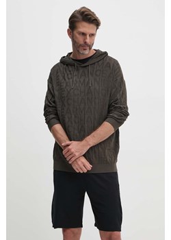 Armani Exchange sweter męski kolor zielony lekki 6DZM1B ZM4DZ ze sklepu ANSWEAR.com w kategorii Swetry męskie - zdjęcie 174655099