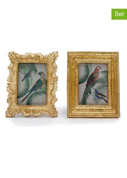 SiL Interiors Ramki (2 szt.) &quot;Sunburst&quot; w kolorze złotym na zdjęcia - 10 x 12 cm ze sklepu Limango Polska w kategorii Ramki na zdjęcia - zdjęcie 174656168