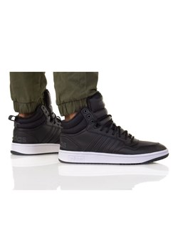 Buty adidas Hoops 3.0 Mid Wtr GZ6679 czarne ze sklepu ButyModne.pl w kategorii Buty sportowe męskie - zdjęcie 174656307