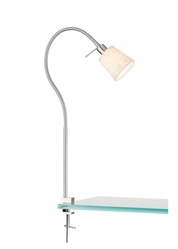 FISCHER &amp; HONSEL Lampa w kolorze srebrno-kremowym z klipsem - 11 x 60 cm ze sklepu Limango Polska w kategorii Oświetlenie - zdjęcie 174657097