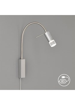 FISCHER &amp; HONSEL Lampa ścienna LED &quot;Flex&quot; w kolorze srebrnym - wys. 40 cm ze sklepu Limango Polska w kategorii Lampy ścienne - zdjęcie 174657119