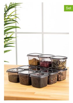 Violeta Home Pojemniki (12 szt.) w kolorze antracytowym - 0,5 l ze sklepu Limango Polska w kategorii Pojemniki kuchenne - zdjęcie 174657188