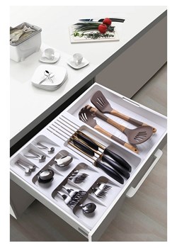 Violeta Home Organizer w kolorze białym na sztućce -  dł. 50 cm ze sklepu Limango Polska w kategorii Sztućce - zdjęcie 174657205