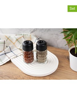 Violeta Home Przyprawniki (2 szt.) w kolorze czarnym - 100 ml ze sklepu Limango Polska w kategorii Młynki do soli i pieprzu - zdjęcie 174657235