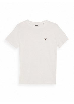Damski t-shirt basic Guess Colette - biały ze sklepu Sportstylestory.com w kategorii Bluzki damskie - zdjęcie 174661519