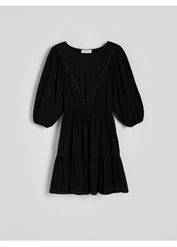 Reserved - Sukienka z ćwiekami - czarny ze sklepu Reserved w kategorii Sukienki - zdjęcie 174662986