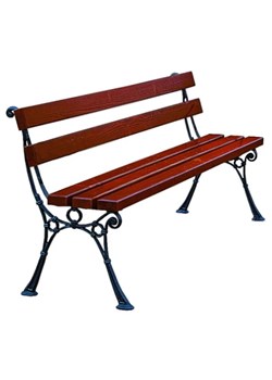 Ławka ogrodowa Nordia 3X 150cm - 7 kolorów ze sklepu Edinos.pl w kategorii Ławki ogrodowe - zdjęcie 174665318
