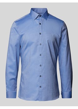 Koszula biznesowa o kroju super slim fit z listwą guzikową ze sklepu Peek&Cloppenburg  w kategorii Koszule męskie - zdjęcie 174665436