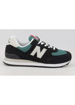 New Balance Skórzane sneakersy &quot;U574&quot; w kolorze zielono-czarnym ze sklepu Limango Polska w kategorii Buty sportowe damskie - zdjęcie 174669969