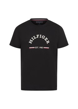 Tommy Hilfiger Koszulka męska Mężczyźni Bawełna czarny nadruk ze sklepu vangraaf w kategorii T-shirty męskie - zdjęcie 174670488