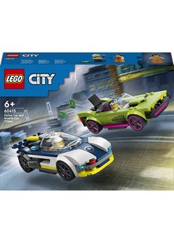 LEGO LEGO® City 60415 Car chase with police car and muscle car - 6+ ze sklepu Limango Polska w kategorii Zabawki - zdjęcie 174672677