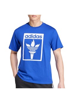 Koszulka adidas Originals Trefoil Torch JJ1221 - granatowa ze sklepu streetstyle24.pl w kategorii T-shirty męskie - zdjęcie 174673418