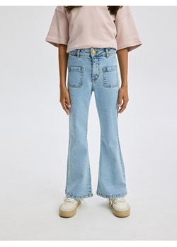 Reserved - Jeansy extra bootcut - niebieski ze sklepu Reserved w kategorii Spodnie dziewczęce - zdjęcie 174678578
