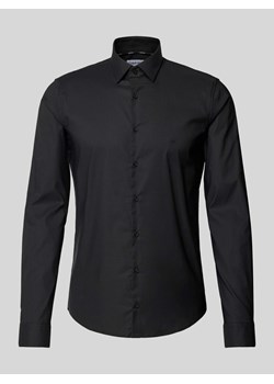 Koszula biznesowa o kroju slim fit z kołnierzykiem typu kent model ‘Bari’ ze sklepu Peek&Cloppenburg  w kategorii Koszule męskie - zdjęcie 174679575