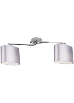 Podwójna srebrna lampa sufitowa - K539-Torva ze sklepu Edinos.pl w kategorii Lampy sufitowe - zdjęcie 174681938