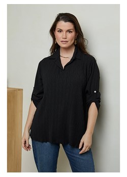 Curvy Lady Bluzka w kolorze czarnym ze sklepu Limango Polska w kategorii Bluzki damskie - zdjęcie 174684635