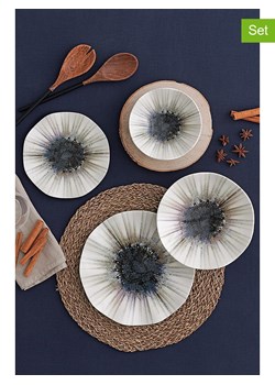 Hermia 24-częściowy zestaw w kolorze beżowo-niebieskim ze sklepu Limango Polska w kategorii Naczynia - zdjęcie 174687456