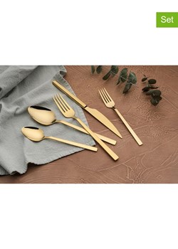 Hermia 60-częściowy zestaw sztućców w kolorze złotym ze sklepu Limango Polska w kategorii Sztućce - zdjęcie 174687929