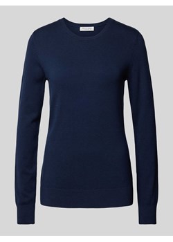 Sweter z dzianiny o kroju regular fit z prążkowanymi wykończeniami ze sklepu Peek&Cloppenburg  w kategorii Swetry damskie - zdjęcie 174689268