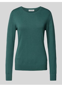 Sweter z dzianiny o kroju regular fit z prążkowanymi wykończeniami ze sklepu Peek&Cloppenburg  w kategorii Swetry damskie - zdjęcie 174689536