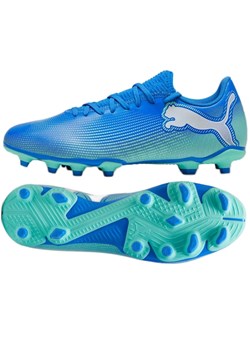 Buty Puma Future 7 Play FG/AG 107939-01 niebieskie ze sklepu ButyModne.pl w kategorii Buty sportowe męskie - zdjęcie 174689978