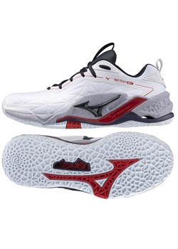 Buty Mizuno Wave Stealth Neo 2 X1GA240021 białe ze sklepu ButyModne.pl w kategorii Buty sportowe męskie - zdjęcie 174689998