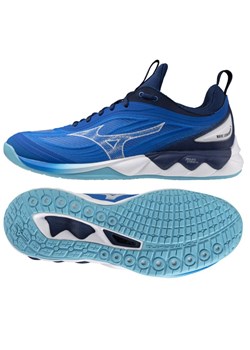 Buty Mizuno Wave Luminous 3 V1GA242001 niebieskie ze sklepu ButyModne.pl w kategorii Buty sportowe męskie - zdjęcie 174690009