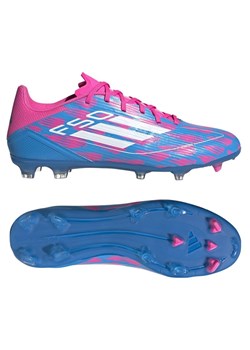 Buty adidas F50 League FG/MG IE0603 niebieskie ze sklepu ButyModne.pl w kategorii Buty sportowe męskie - zdjęcie 174690015