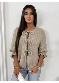 sweter arshia ciemnobeżowy one size ze sklepu UBRA w kategorii Swetry damskie - zdjęcie 174690189