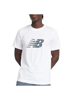 Koszulka New Balance MT43906WT - biała ze sklepu streetstyle24.pl w kategorii T-shirty męskie - zdjęcie 174690268