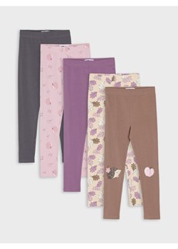 Sinsay - Legginsy 5 pack - wielobarwny ze sklepu Sinsay w kategorii Spodnie dziewczęce - zdjęcie 174691545