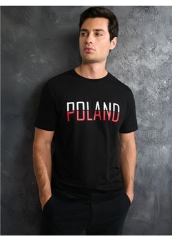 Sinsay - Koszulka Polska - czarny ze sklepu Sinsay w kategorii T-shirty męskie - zdjęcie 174691566