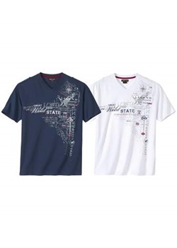 Zestaw 2 koszulki Explorer ze sklepu Atlas For Men w kategorii T-shirty męskie - zdjęcie 174691897