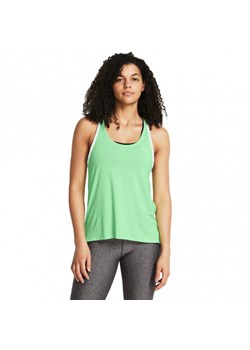 Damski top treningowy Under Armour Knockout Tank - zielony ze sklepu Sportstylestory.com w kategorii Bluzki damskie - zdjęcie 174693926