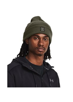 Męska czapka zimowa Under Armour UA Halftime Cuff - brązowa ze sklepu Sportstylestory.com w kategorii Czapki zimowe męskie - zdjęcie 174694139