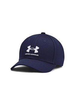 Chłopięca czapka z daszkiem Under Armour Youth Sportstyle Lockup Adj - granatowa ze sklepu Sportstylestory.com w kategorii Czapki dziecięce - zdjęcie 174694159