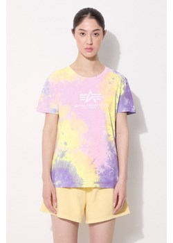 Alpha Industries t-shirt bawełniany Basic Tee Batik Wmn kolor różowy ze sklepu PRM w kategorii Bluzki damskie - zdjęcie 174695355
