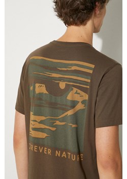 Fjallraven t-shirt bawełniany Tornetrask kolor zielony z nadrukiem F87314-560 ze sklepu PRM w kategorii T-shirty męskie - zdjęcie 174695369